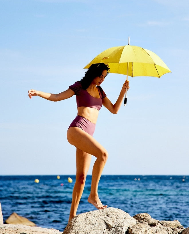 Haut de maillot de bain anti UV femme couleur Pourpre de CANOPEA