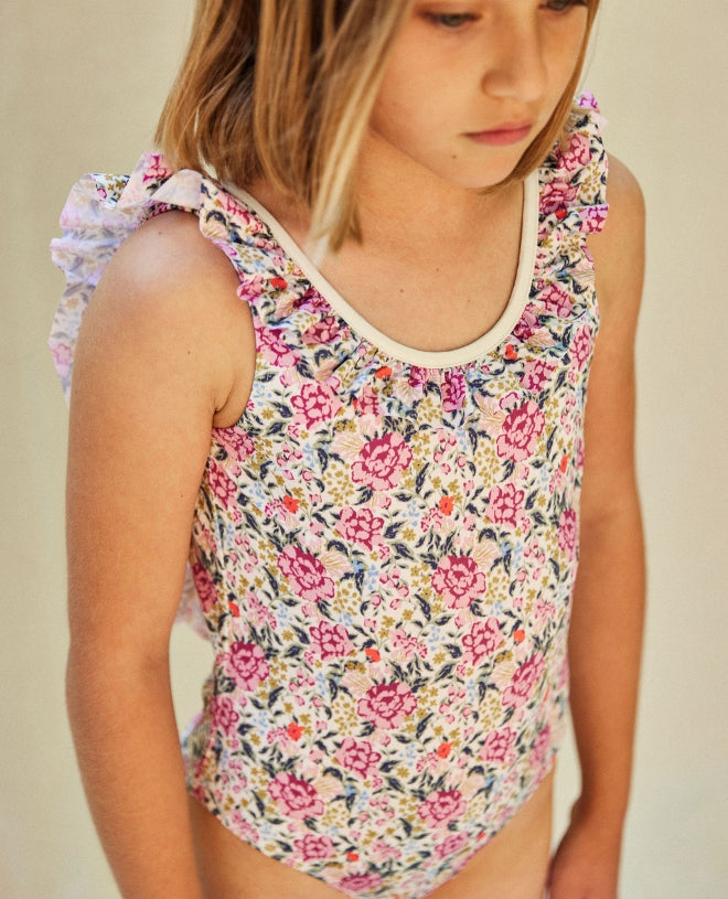 Maillot de bain une-pièce anti-UV pour fille Arabella en Romance de CANOPEA