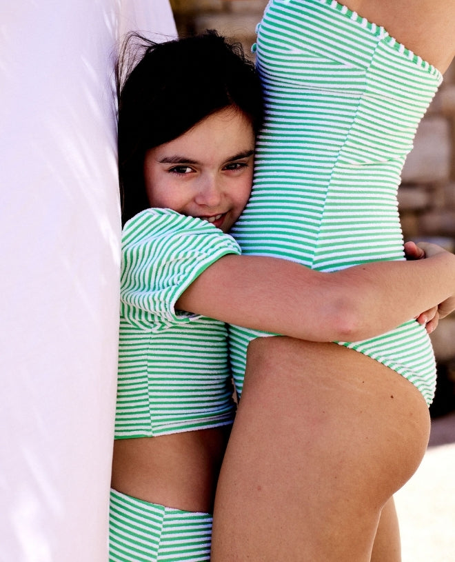 Bikini anti-UV pour fille Paolita en sponge grass de CANOPEA 