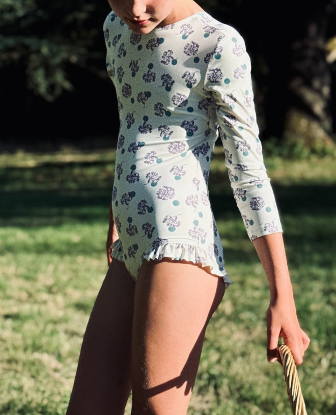 Maillot de bain une-pièce anti-UV pour fille MAYES en de CANOPEA Canaration Pansy